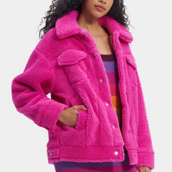 UGG Jackets Coats New Ugg Frankie Sherpa Trucker Jacket 692s